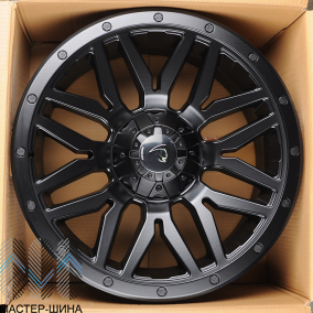 Powcan Y5369 9.0x18/5x139.7 D77.8 ET15 Black Matt